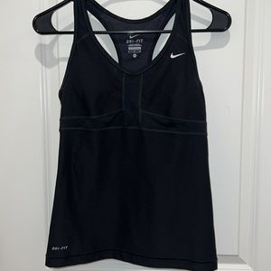 NIKE DRI-FIT workout top w/built in bra